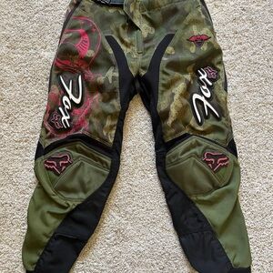 Youth Fox Camouflage racing Pants